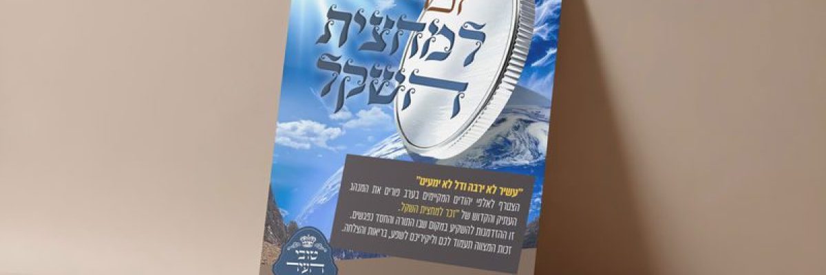 הדמיה פרסומת זכר למחצית השקל
